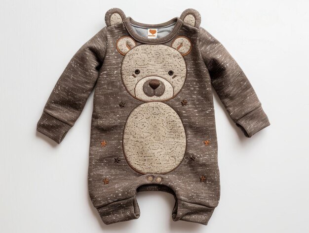 rs 149 bear design long-sleeve baby jumpsuit thespark shop